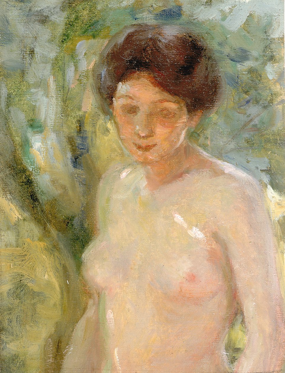 Auringonvalossa n. 1910. tekijältä Alice Pike Barney