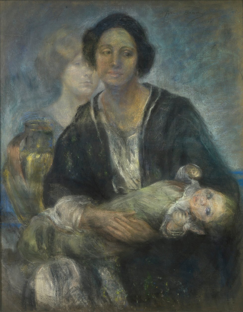 Italialainen nainen lapsen kanssa tekijältä Alice Pike Barney