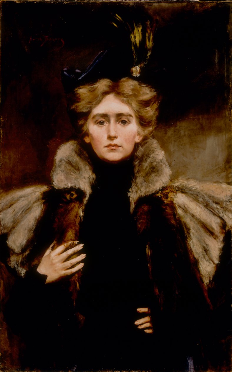 Natalie Fur Cape, 1897. tekijältä Alice Pike Barney