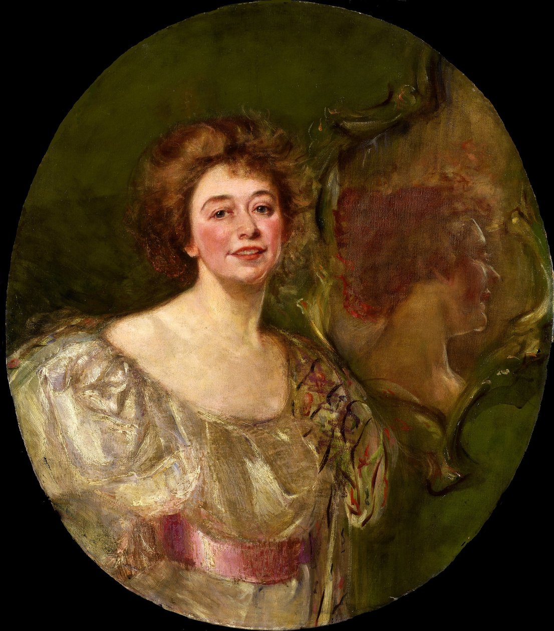 Omakuva peiliin heijastettuna tekijältä Alice Pike Barney