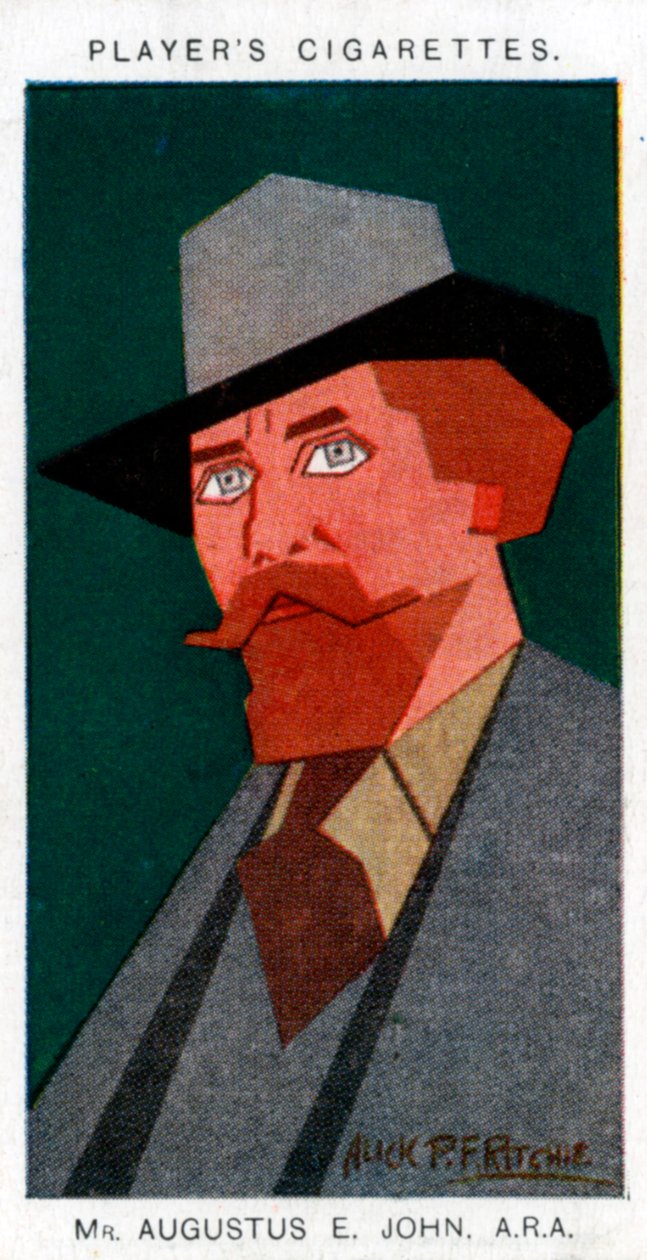 Augustus John, brittiläinen taidemaalari, 1926. tekijältä Alick P. F. Ritchie