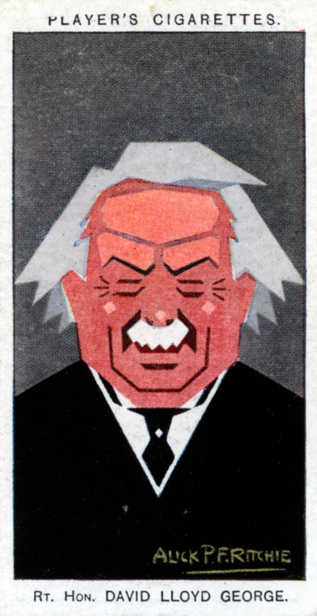 David Lloyd George, 1. Earl Lloyd-George, Britannian pääministeri, 1926. tekijältä Alick P. F. Ritchie