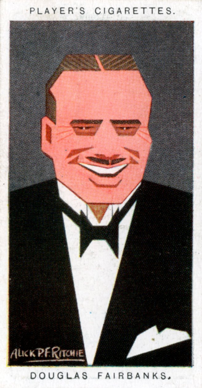 Douglas Fairbanks, yhdysvaltalainen elokuvanäyttelijä, 1926. tekijältä Alick P. F. Ritchie