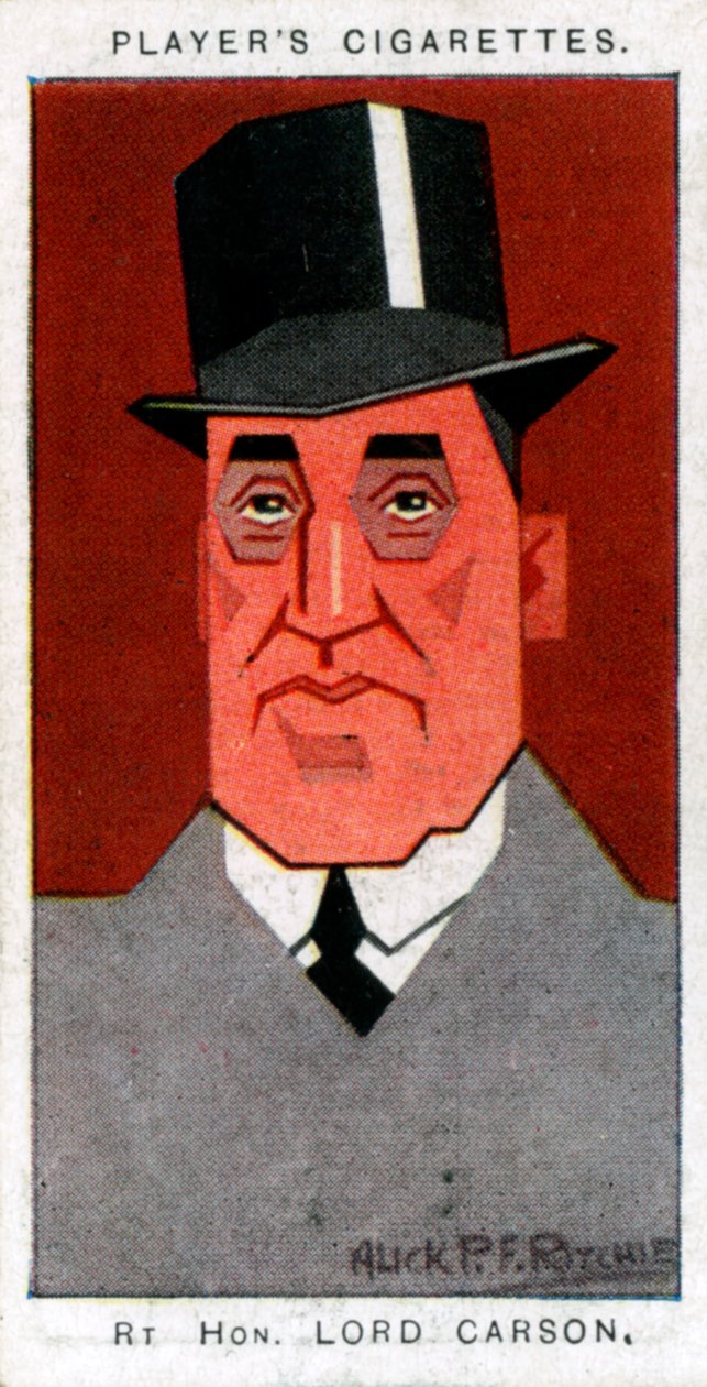 Edward Carson, 1. Baron Carson, Ulsterin johtaja ja asianajaja, 1926. tekijältä Alick P. F. Ritchie