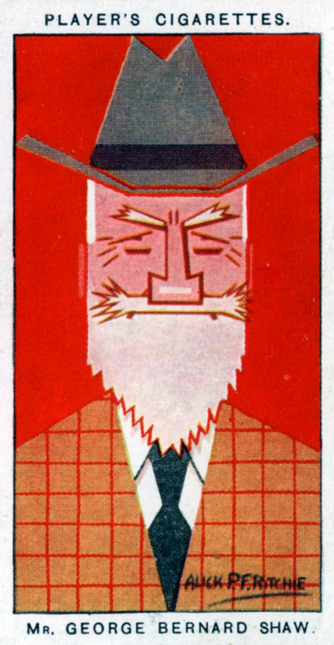 George Bernard Shaw, irlantilainen näytelmäkirjailija, 1926. tekijältä Alick P. F. Ritchie
