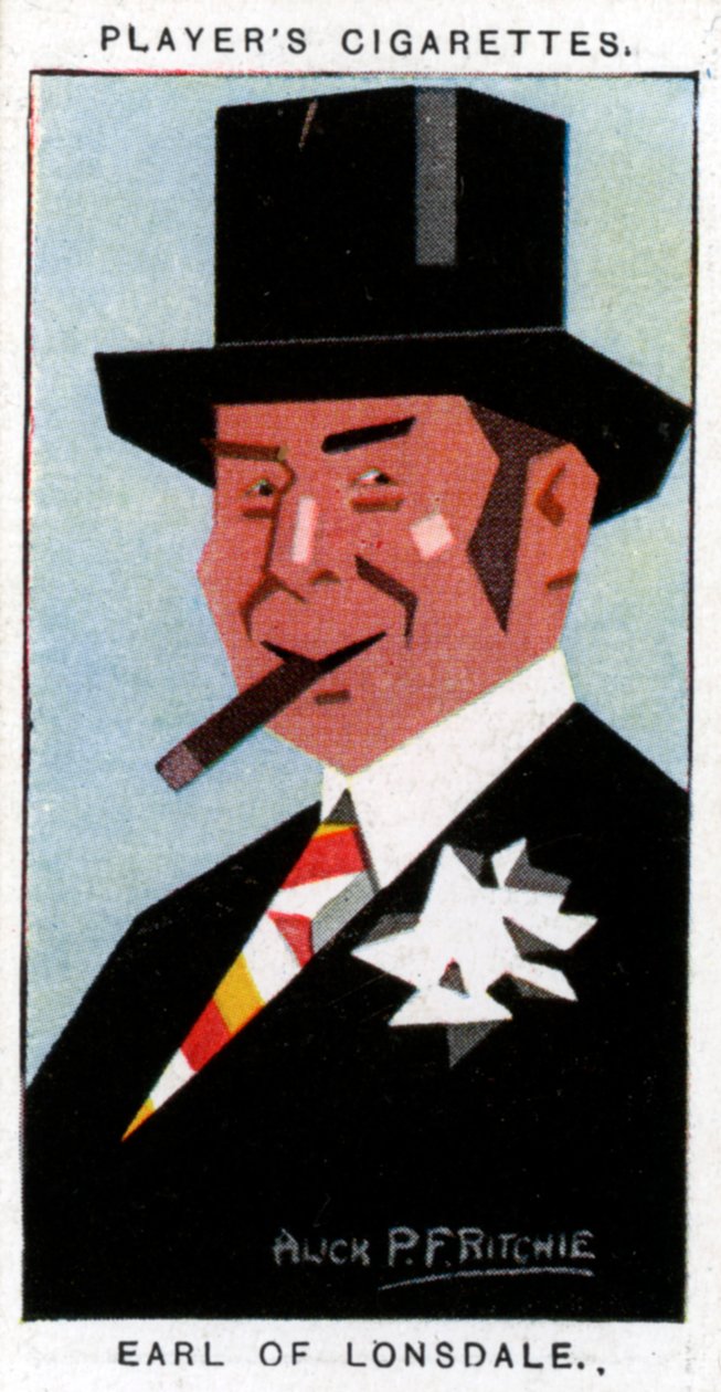 Hugh Cecil Lowther, 5. Earl of Lonsdale, brittiläinen urheilija, 1926. tekijältä Alick P. F. Ritchie