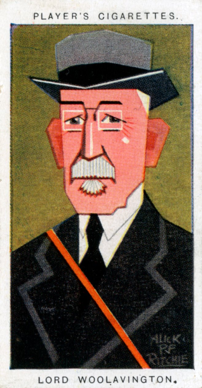James Buchanan, 1. Baron Woolavington, brittiläinen filantrooppi ja kilpahevosen omistaja, 1926. tekijältä Alick P. F. Ritchie