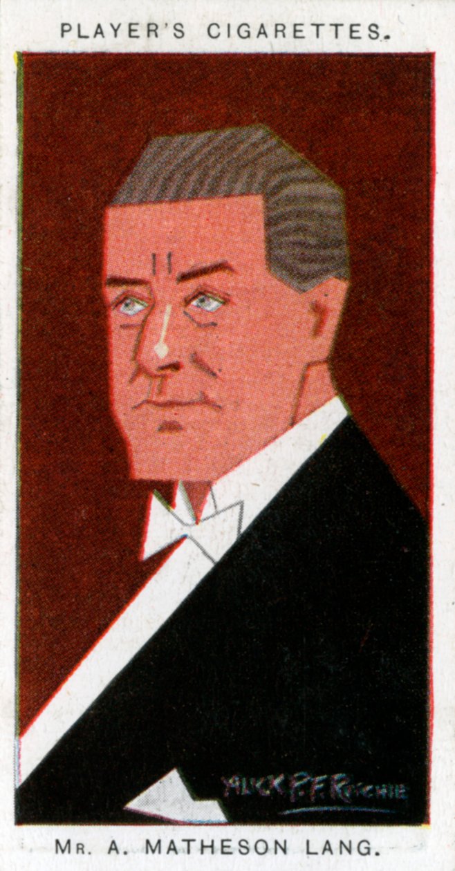 Matheson Lang, kanadalainen näyttelijä-johtaja ja dramaturgi, 1926 tekijältä Alick P. F. Ritchie