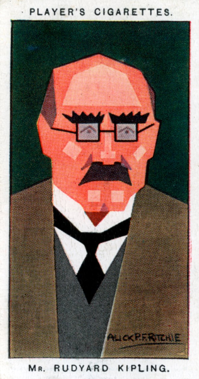 Rudyard Kipling, brittiläinen kirjailija ja runoilija, 1926. tekijältä Alick P. F. Ritchie