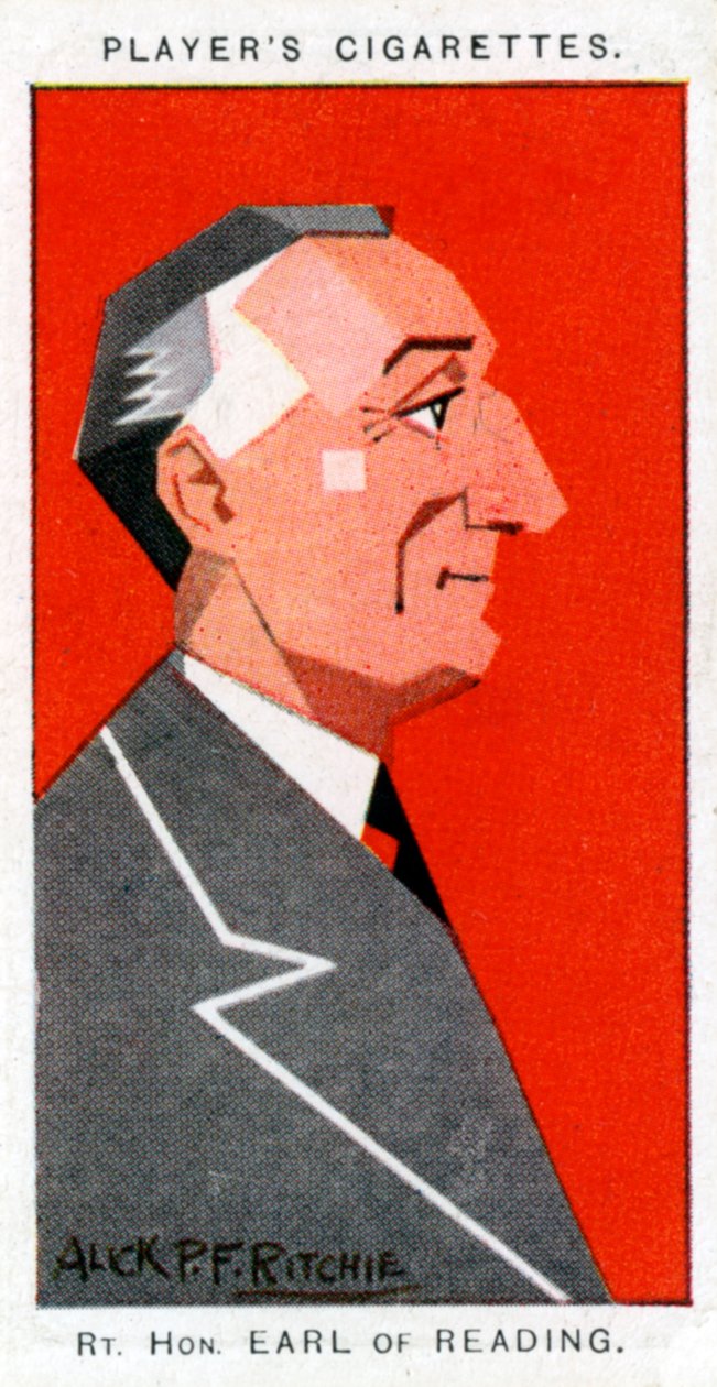 Rufus Isaacs, Readingin ensimmäinen markiisi, päätuomari ja diplomaatti, 1926. tekijältä Alick P. F. Ritchie
