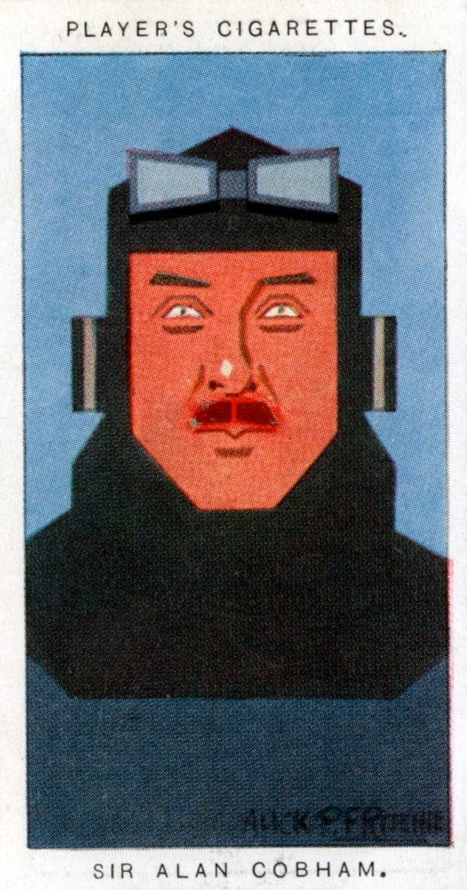 Sir Alan Cobham, brittiläinen pioneerilentäjä, 1926 tekijältä Alick P. F. Ritchie