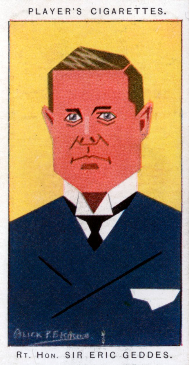 Sir Eric Campbell Geddes, brittiläinen poliitikko, 1926 tekijältä Alick P. F. Ritchie
