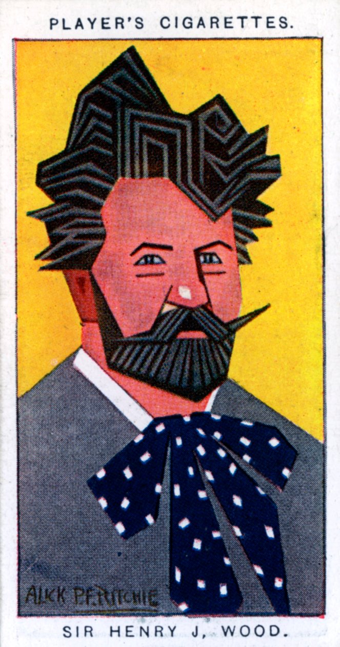 Sir Henry Joseph Wood, brittiläinen kapellimestari, 1926. tekijältä Alick P. F. Ritchie