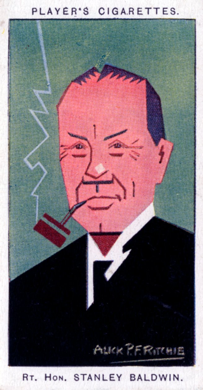 Stanley Baldwin, 1. Earl Baldwin, Britannian pääministeri, 1926. tekijältä Alick P. F. Ritchie