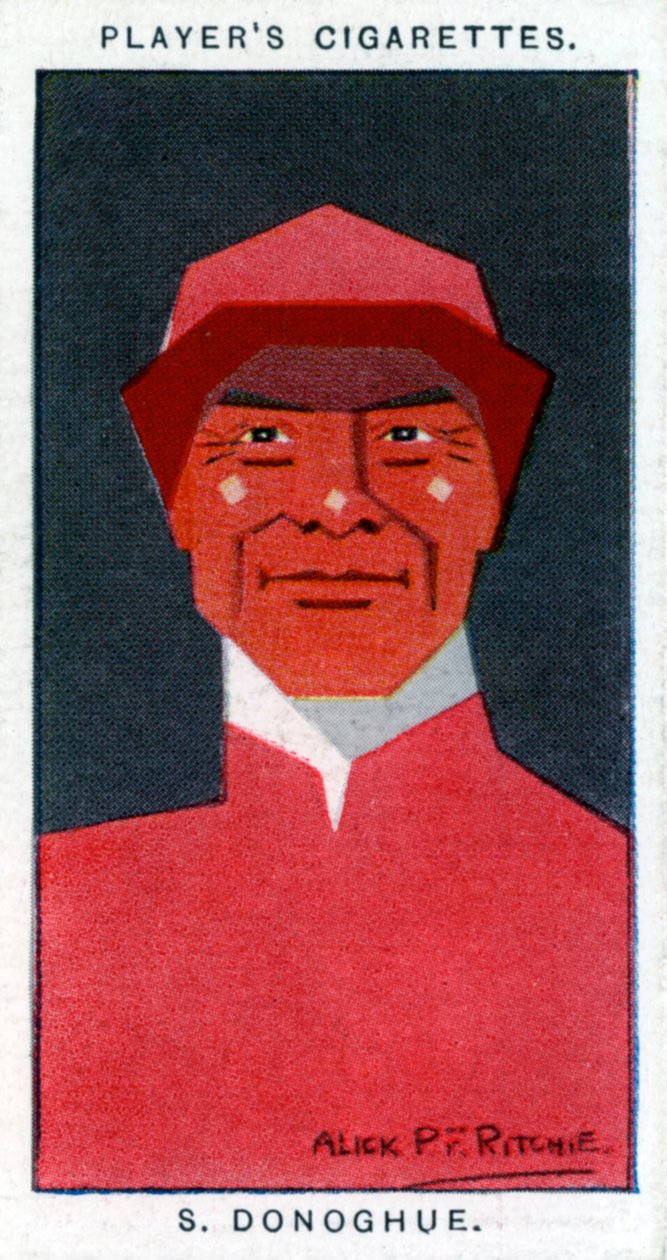 Stephen Donoghue, Jockey ja valmentaja, 1926. tekijältä Alick P. F. Ritchie