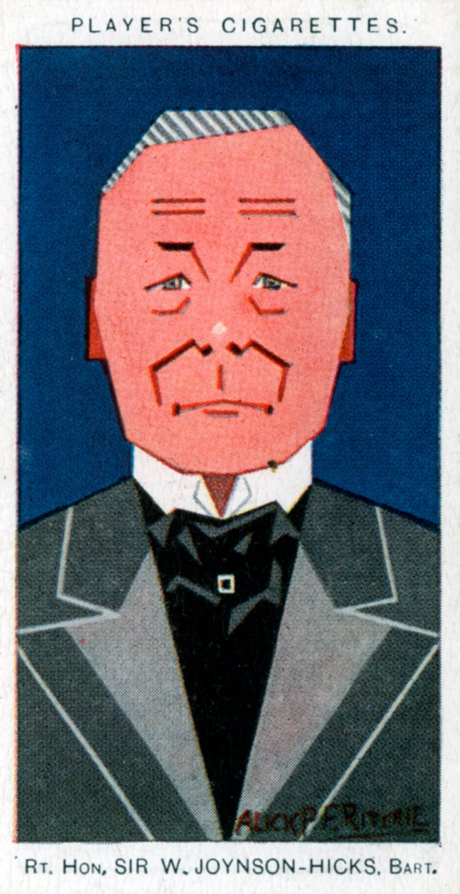 William Joynson-Hicks, 1. varakreivi Brentford, brittiläinen valtiomies, 1926 tekijältä Alick P. F. Ritchie