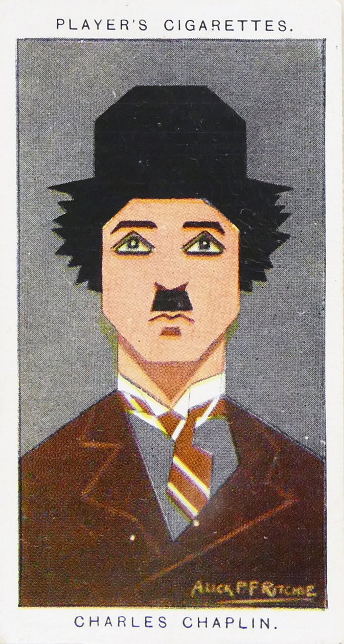 1926 Pelaajan savukekortti, jossa on kuva: Charlie Chaplin tekijältä Alick Penrose Forbes Ritchie