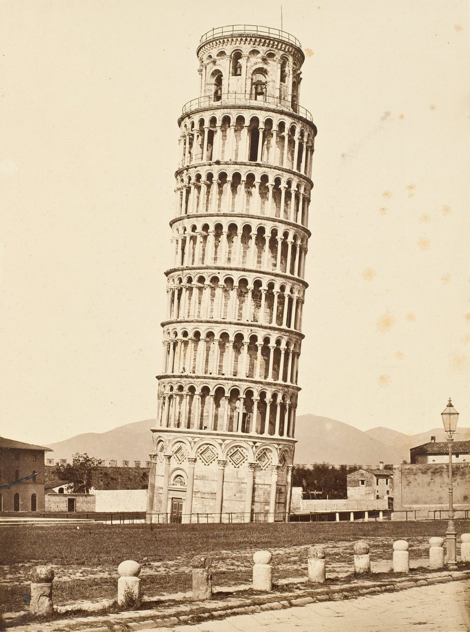 Campanile, Pisa (-4603) tekijältä Alinari Brothers