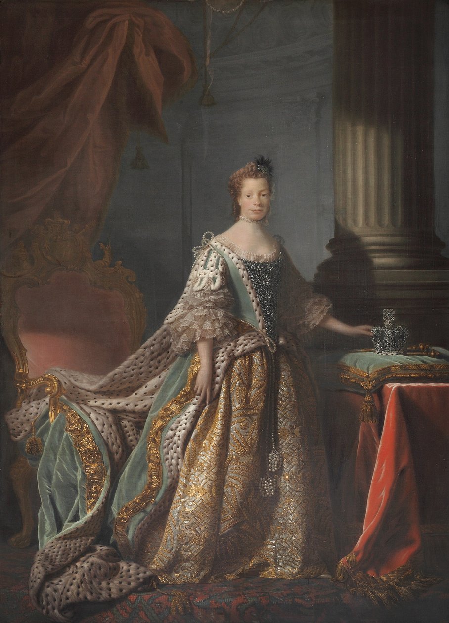 Charlotte, George III:n puoliso tekijältä Allan Ramsay