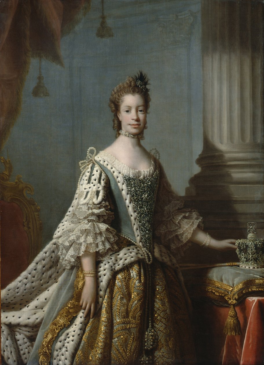 Charlotte Sophia of Mecklenburg-Strelitz, 1762 tekijältä Allan Ramsay