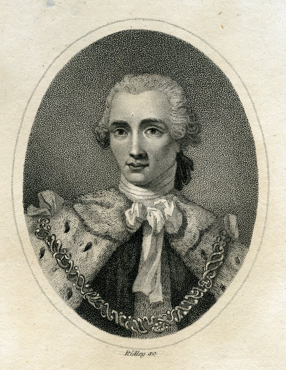 John Stuart, Buten 3. jaarli, kaiverrus William Ridley (1764-1838), 1895 tekijältä Allan Ramsay