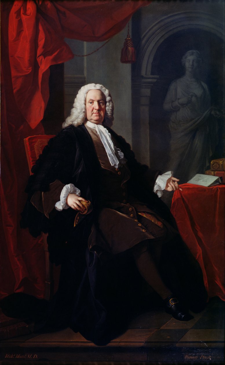 Muotokuva tohtori Richard Meadista, 1747 tekijältä Allan Ramsay