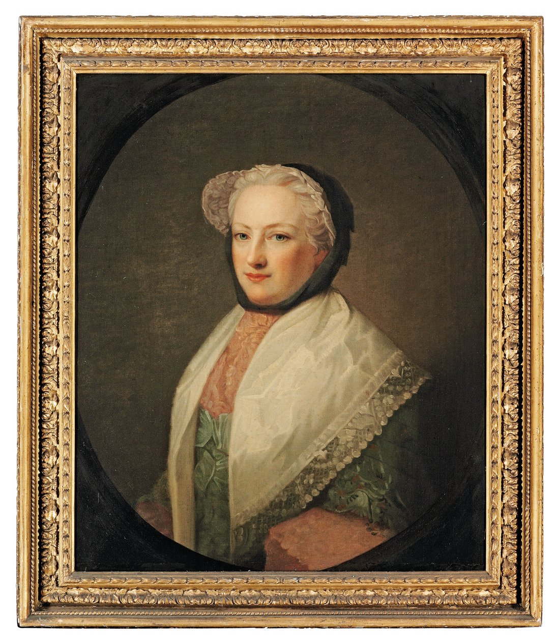 Anne Drelincourt, Lady Primrose (n. 1709-1775) muotokuva (öljy kankaalle) tekijältä Allan (follower of) Ramsay