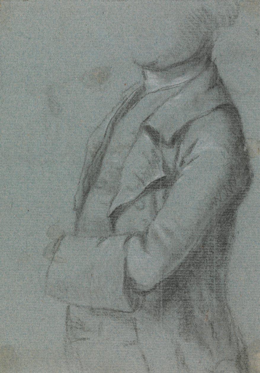 Pukututkimus miehen muotokuvaan tekijältä Allan Ramsay
