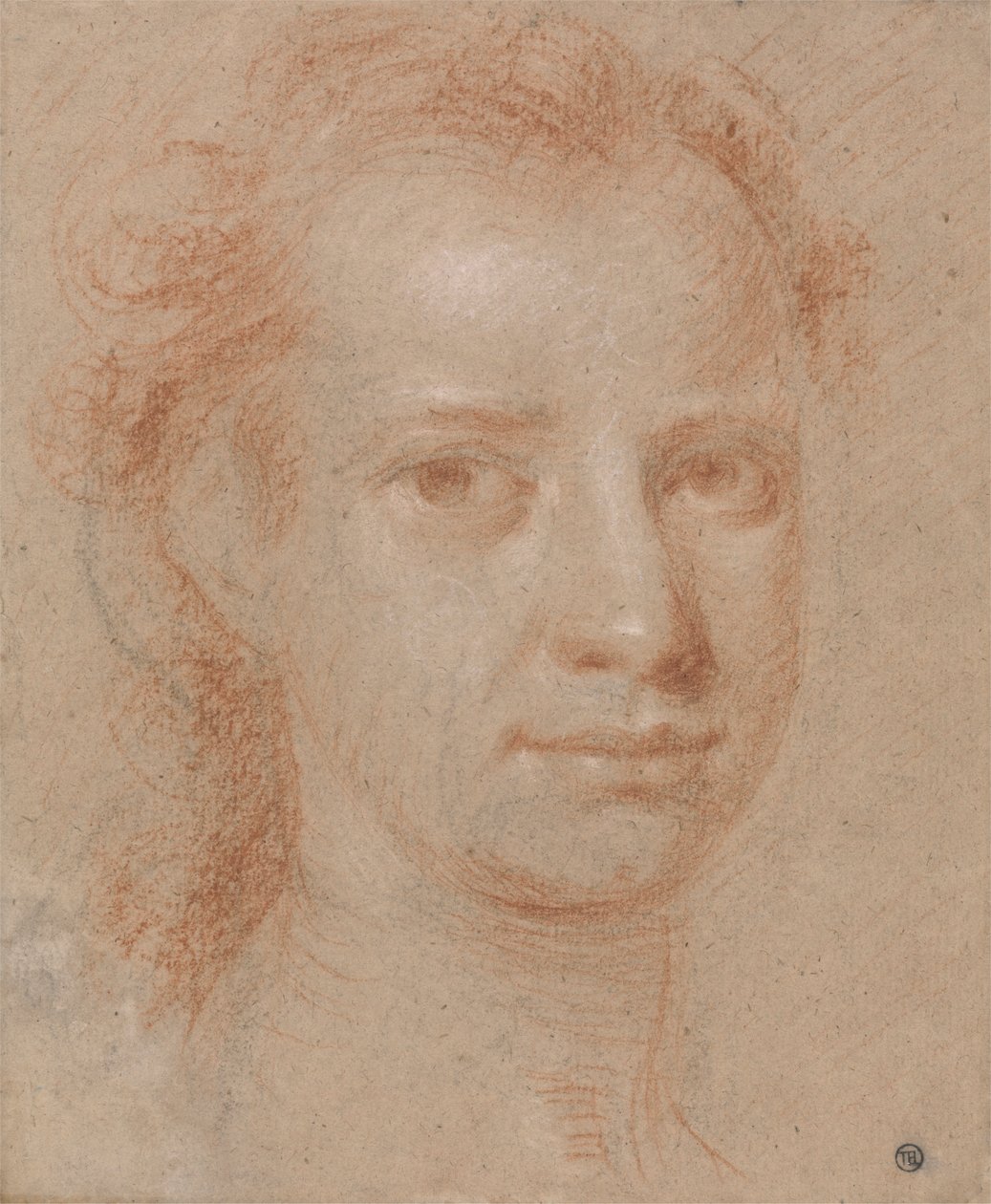 Nuoren naisen tai miehen pää tekijältä Allan Ramsay