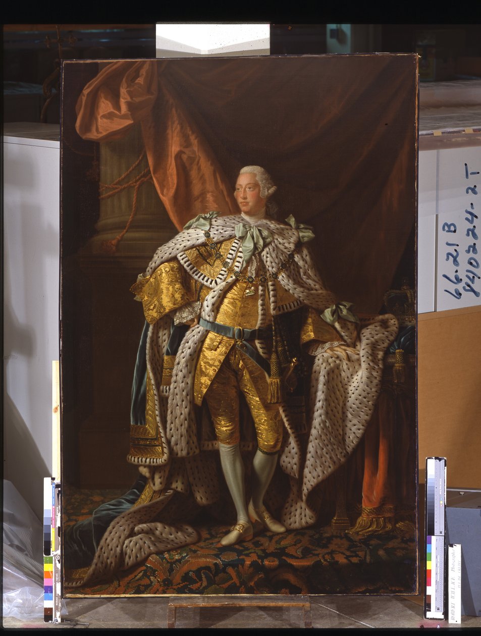 King George III (öljy kankaalle) tekijältä Allan Ramsay