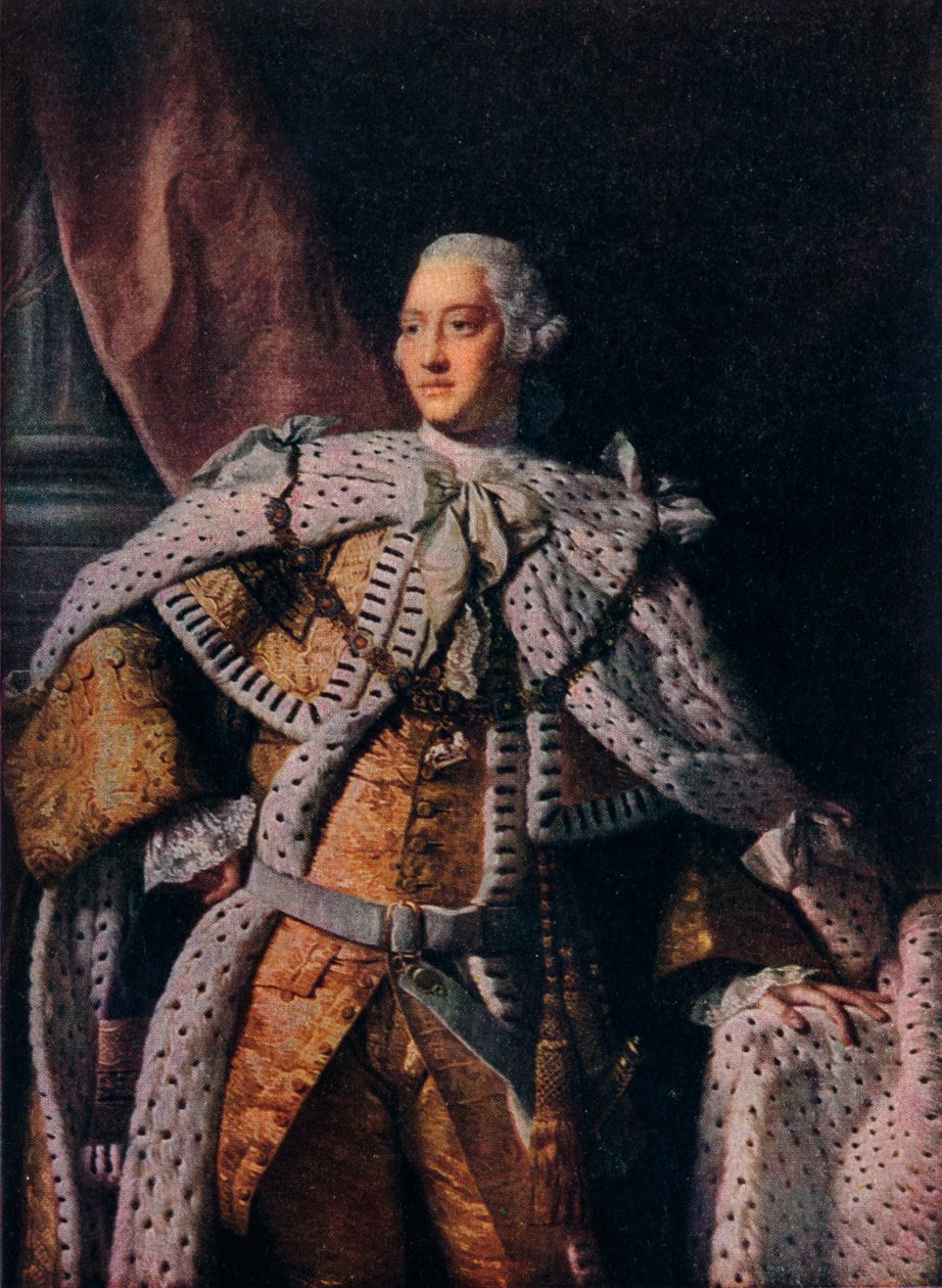 "Kuningas Yrjö III", 1761-62, 1911 tekijältä Allan Ramsay