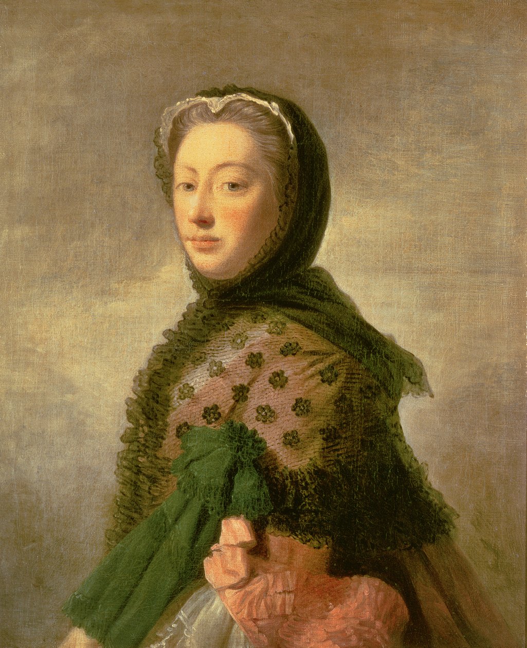 Muotokuva Augusta of Saxe-Gothasta, Walesin prinsessasta tekijältä Allan Ramsay