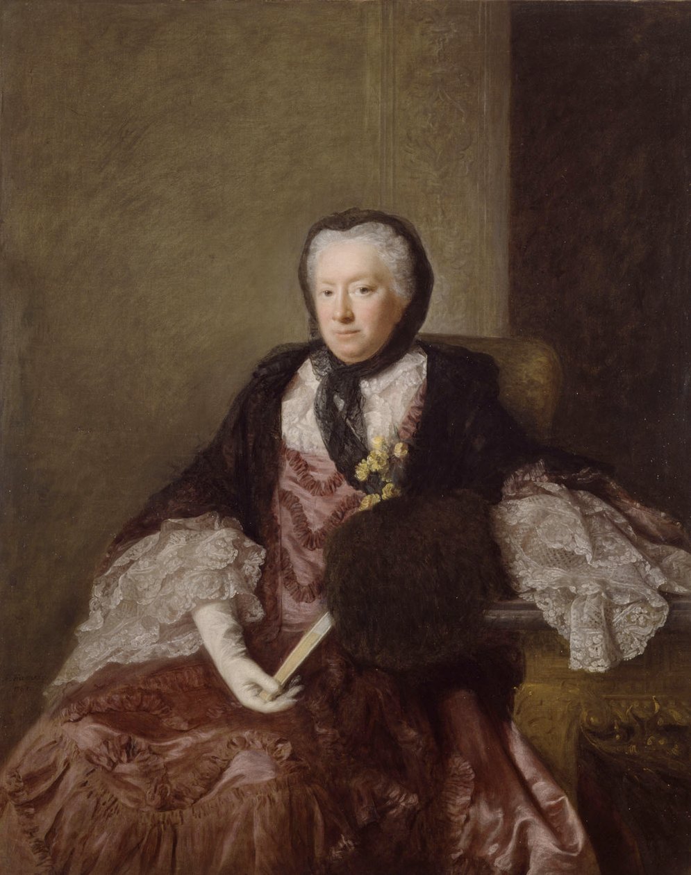 Rouva Mary Martinin muotokuva, 1761 tekijältä Allan Ramsay