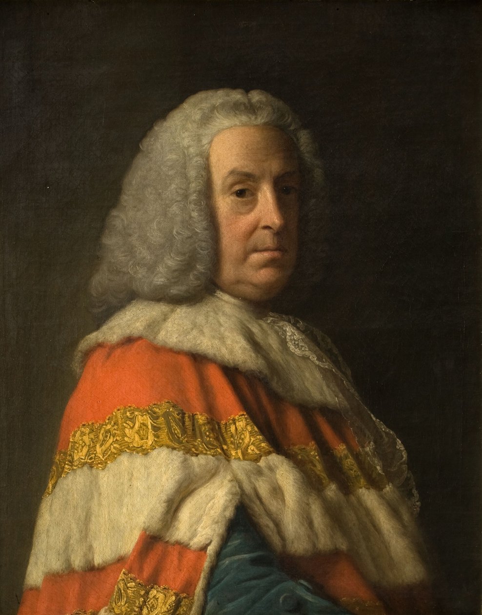 Muotokuva Sir William Pulteneysta, Earl of Bathin, 1750-64. tekijältä Allan Ramsay