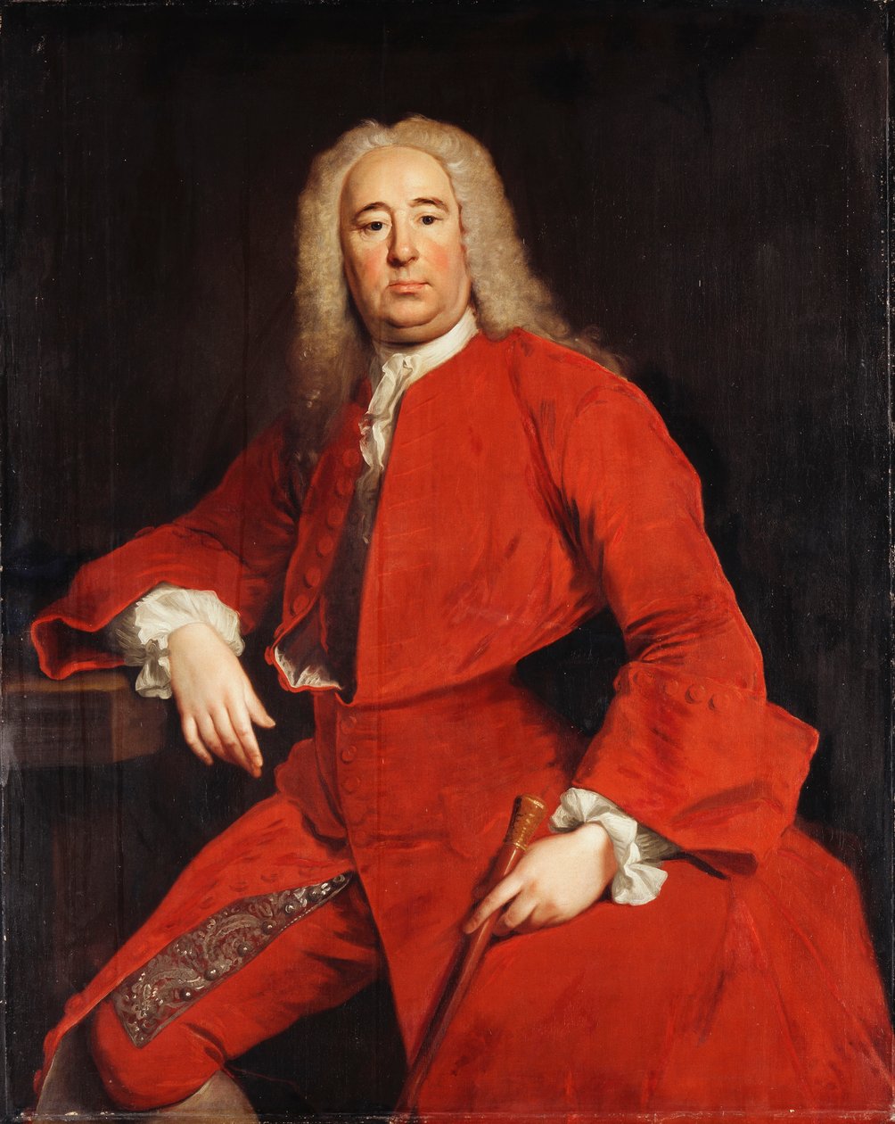 Gentlemanin muotokuva, joka on perinteisesti tunnistettu George Frederick Händeliksi, 1740 tekijältä Allan Ramsay