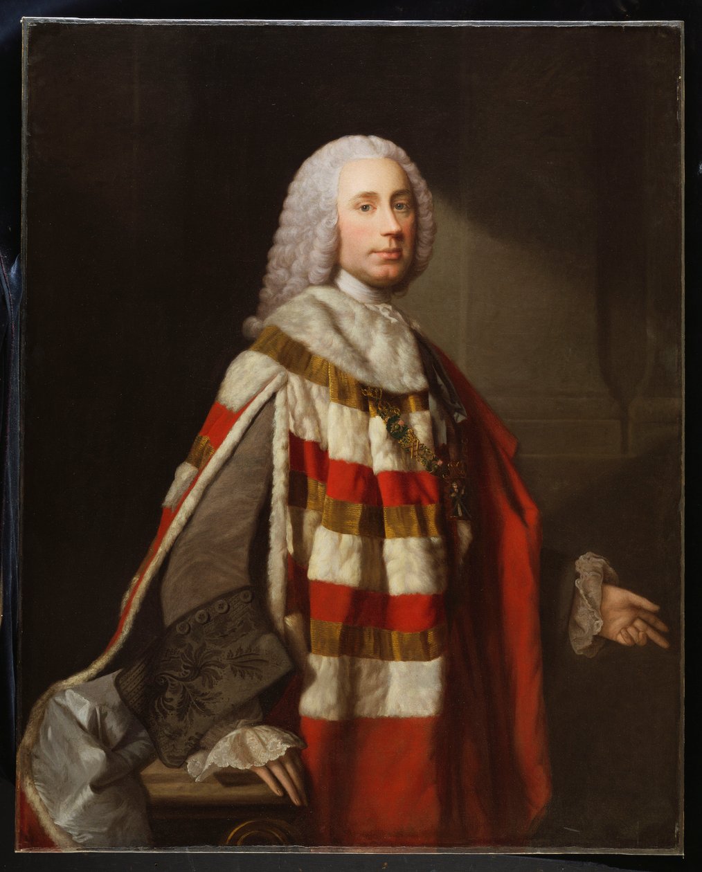 Aatelisen muotokuva, jonka uskotaan olevan James, 8. Earl of Moray tekijältä Allan Ramsay
