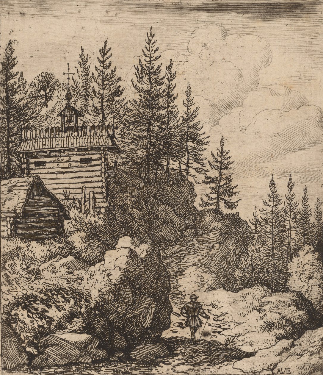 Kappeli, luultavasti n. 16451656. tekijältä Allart van Everdingen