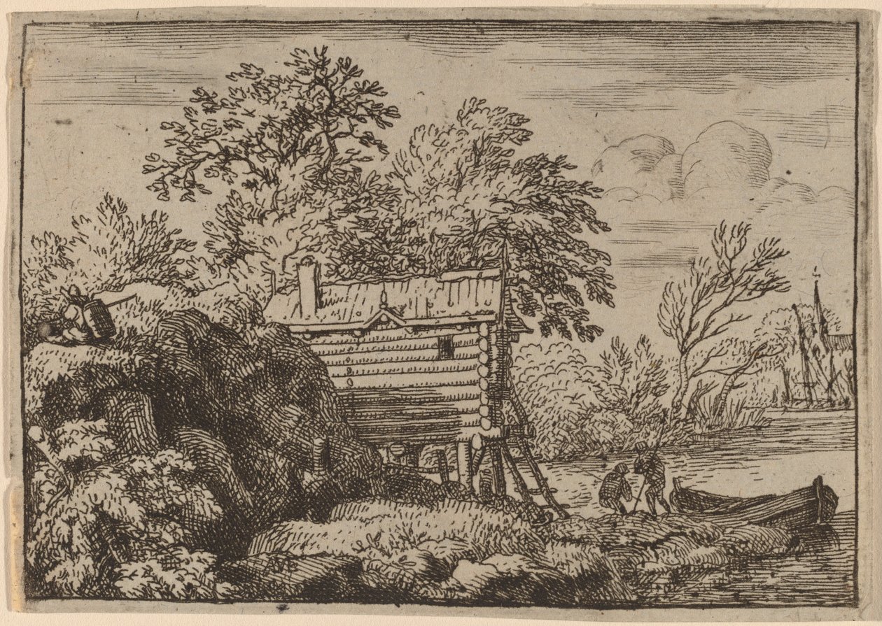 Kalastajan kota tekijältä Allart van Everdingen