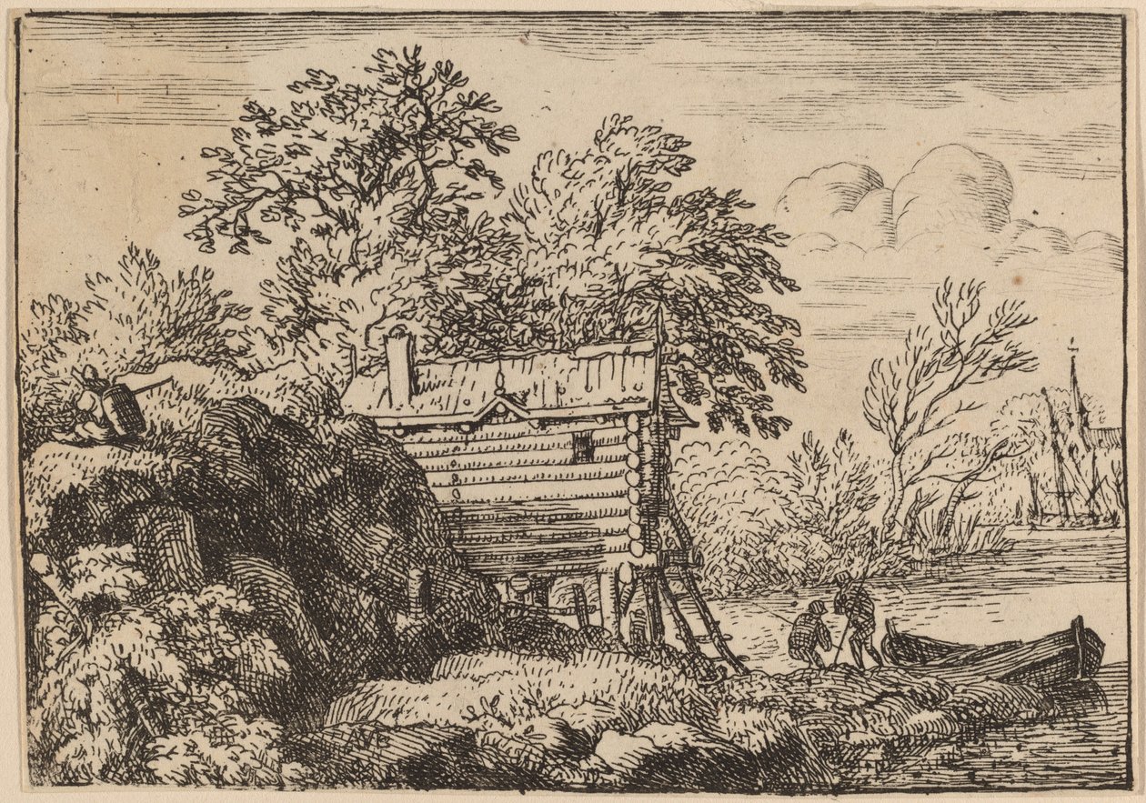 Kalastajan kota tekijältä Allart van Everdingen