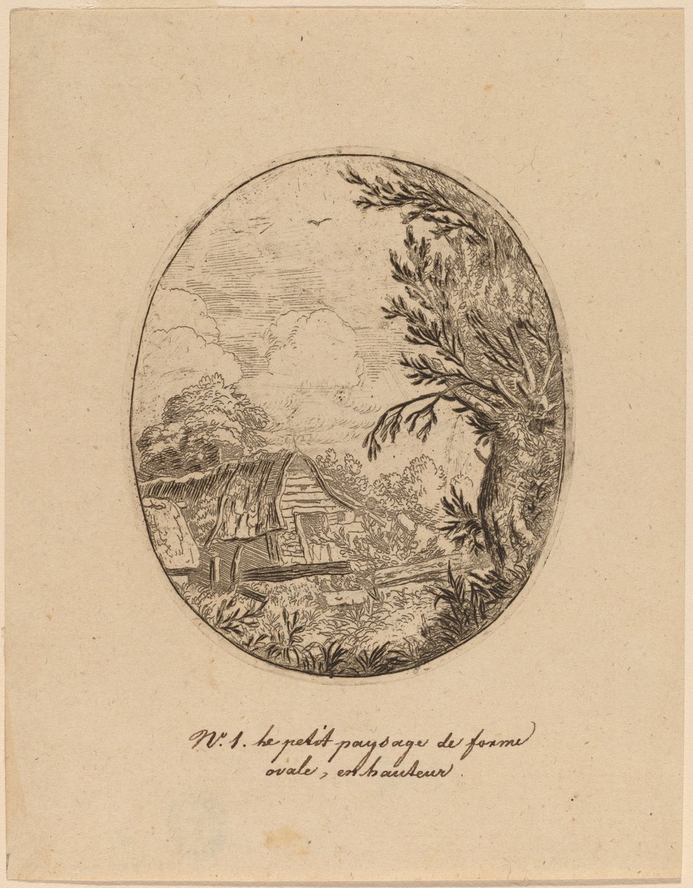 Hamlet puiden välissä, luultavasti n. 16451656. tekijältä Allart van Everdingen