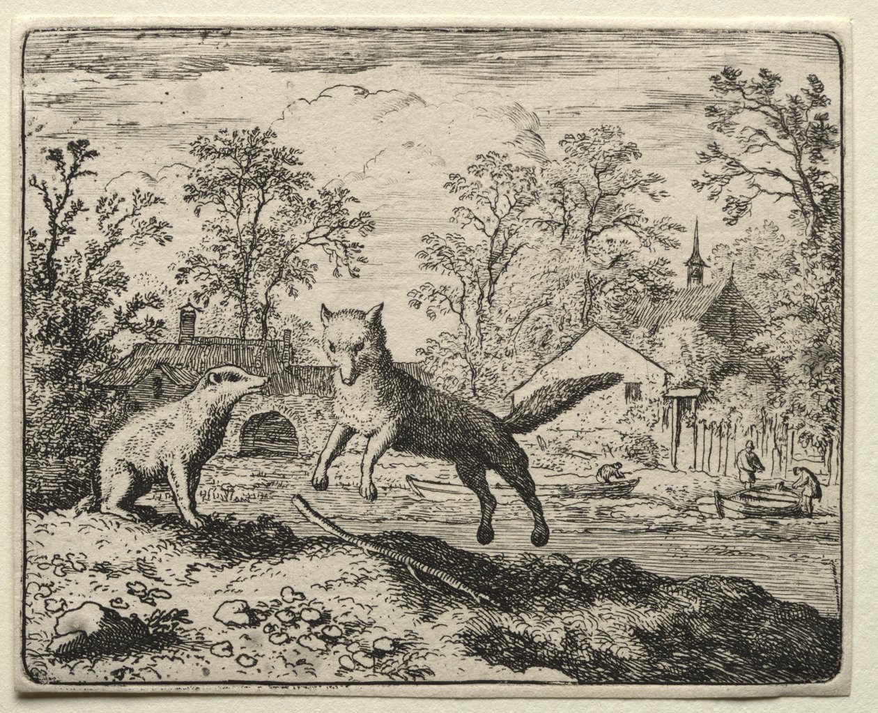 Reynard the Fox: Reynard tekee katumusta. tekijältä Allart van Everdingen