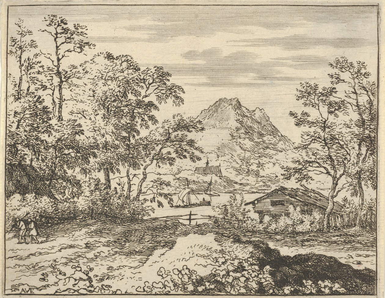 Broad River, 1600-luku. tekijältä Allart van Everdingen