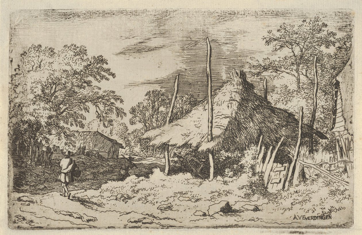 Pyörä Haybarin alla, 1600-luku. tekijältä Allart van Everdingen