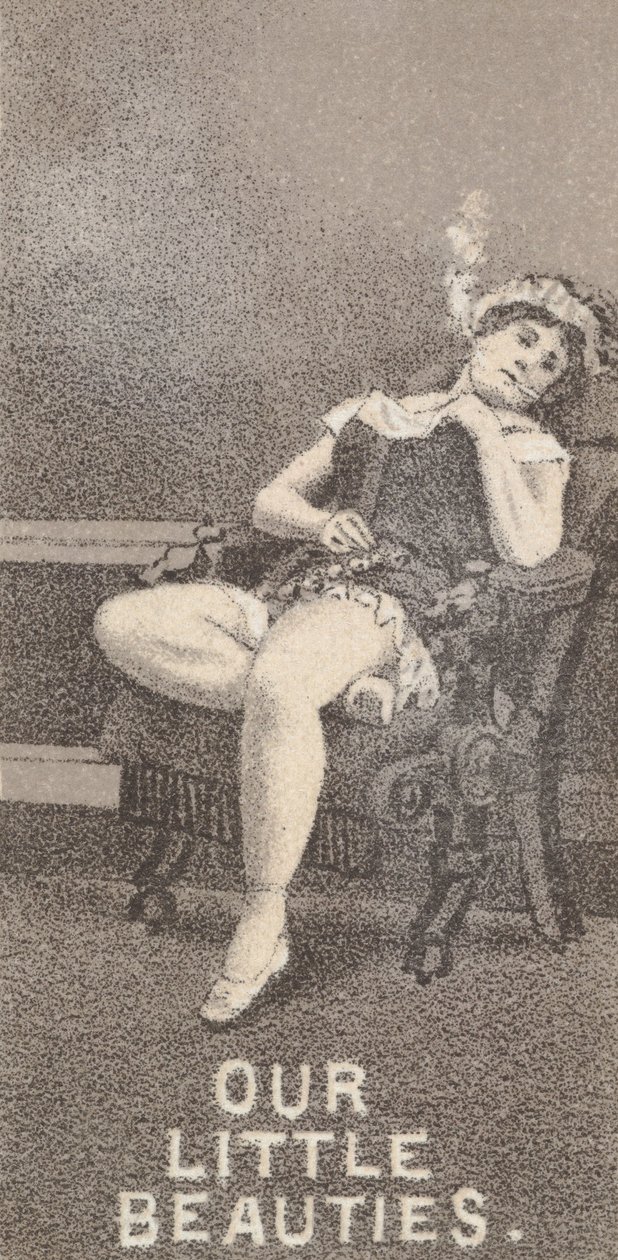Näyttelijät-sarjasta N57, joka mainostaa Pienet kaunottaremme savukkeita Allenille ja Gintelle..., 1890. tekijältä Allen and Ginter