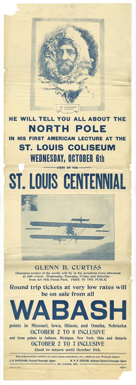 Glenn B.Curtiss lentää lentokoneellaan Art Hilliltä tekijältä Allied Printing