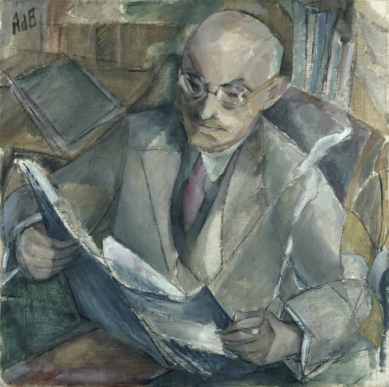 Tohtori Georg Wendemuthin (1860-1929) muotokuva tekijältä Alma Del Banco