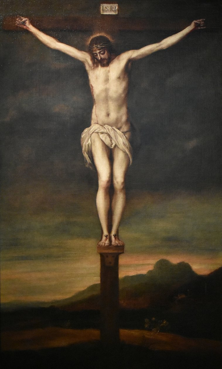 Alonso Cano (1601-1667) Kristus ristillä Pyhän Johanneksen sairaala (Brugge) 16-08-2019 tekijältä Alonso Cano