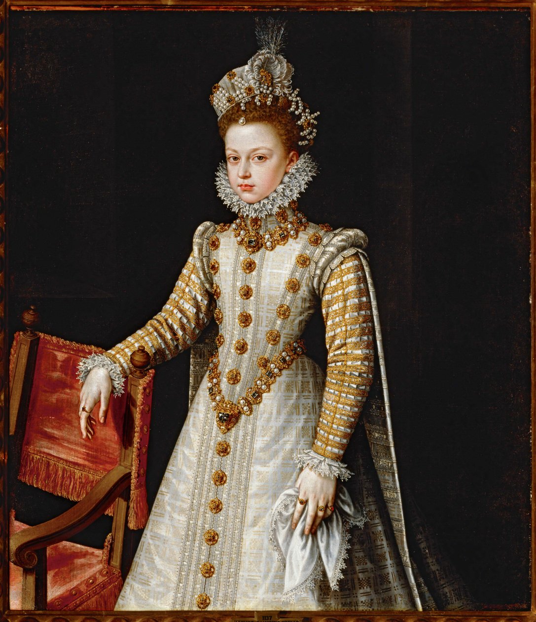 Infanta Isabella Clara Eugenia, tytär ... (maalaus kankaalle) tekijältä Alonso Sánchez Coello