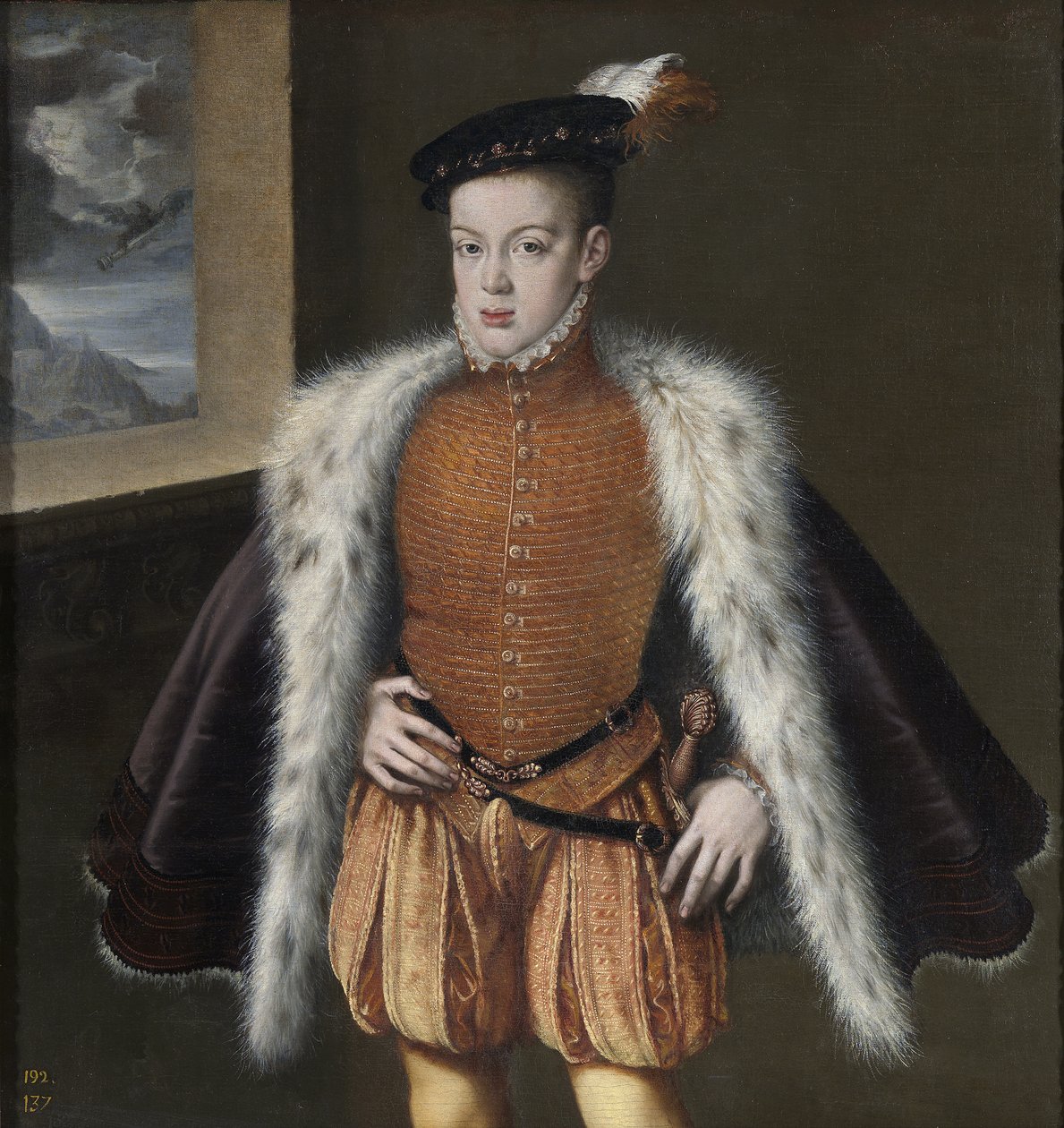 Don Carlos, Asturian prinssi, 1555-1559 tekijältä Alonso Sánchez Coello