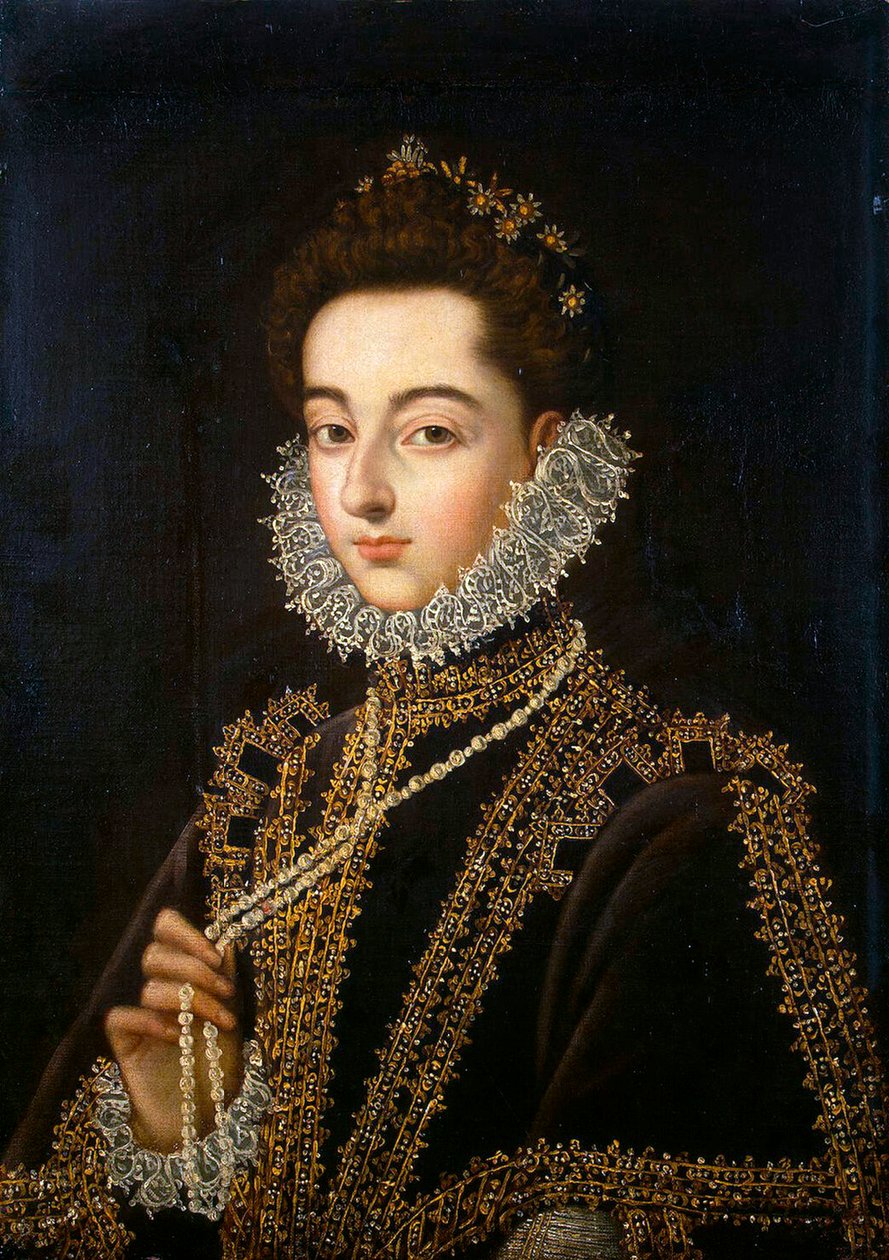 Espanjalaisen lapsen Catherine Michellen muotokuva, 1567-1597, 1582-1585. tekijältä Alonso Sánchez Coello